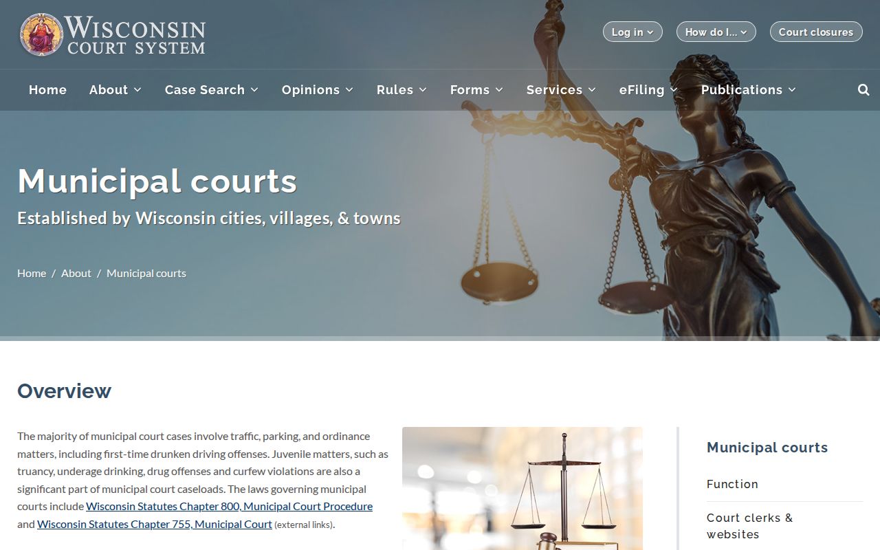Jackson County case lookup boundary for municipal court cases